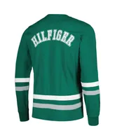 Men's Tommy Hilfiger Green, Gray New York Jets Nolan Long Sleeve T-shirt