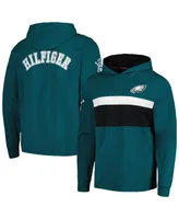 Men's Tommy Hilfiger Midnight Green Philadelphia Eagles Morgan Long Sleeve Hoodie T-shirt