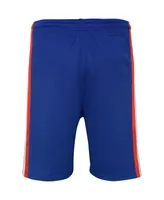 Big Boys Nike Blue Detroit Pistons Icon Edition Mesh Performance Swingman Shorts