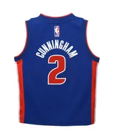 Infant Boys and Girls Nike Cade Cunningham Blue Detroit Pistons Swingman Player Jersey - Icon Edition