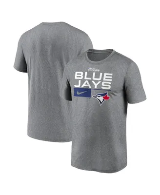 Men's Nike Heather Charcoal Toronto Blue Jays 2023 Postseason Legend Performance T-shirt