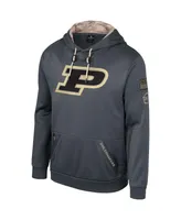 Men's Colosseum Charcoal Purdue Boilermakers Oht Military-Inspired Appreciation Pullover Hoodie