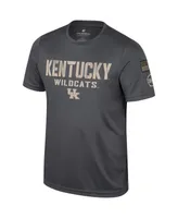 Men's Colosseum Charcoal Kentucky Wildcats Oht Military-Inspired Appreciation T-shirt
