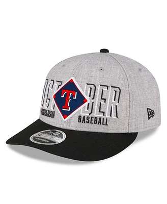 Men's New Era Gray Texas Rangers 2023 Division Series Winner Locker Room Low Profile 9FIFTY Snapback Hat