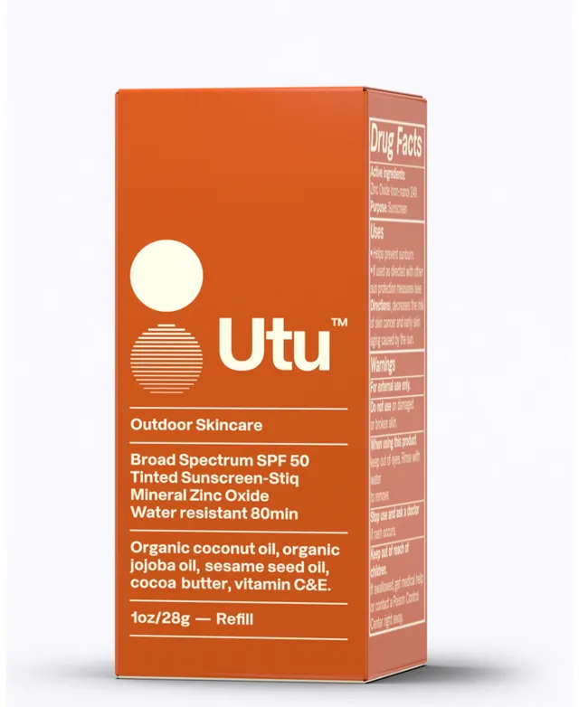 Utu Broad Spectrum SPF50 Tinted Sunscreen Stick Refill