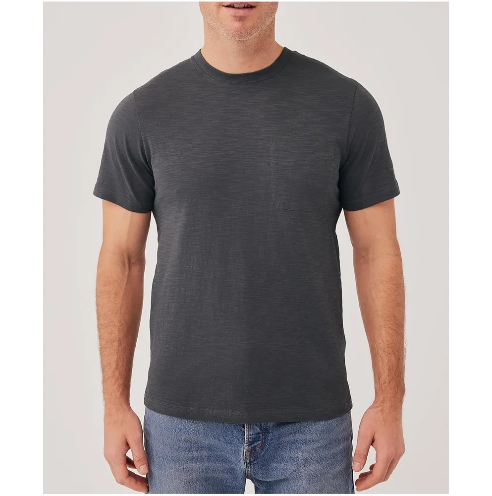 Organic Cotton Field Midweight Slub Crew Tee