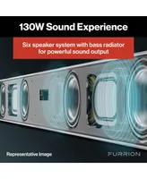 Furrion Aurora 130W 2.1 Outdoor Sound System with 8" Wireless Subwoofer, Bluetooth, Hdmi-arc, & Optical Inputs