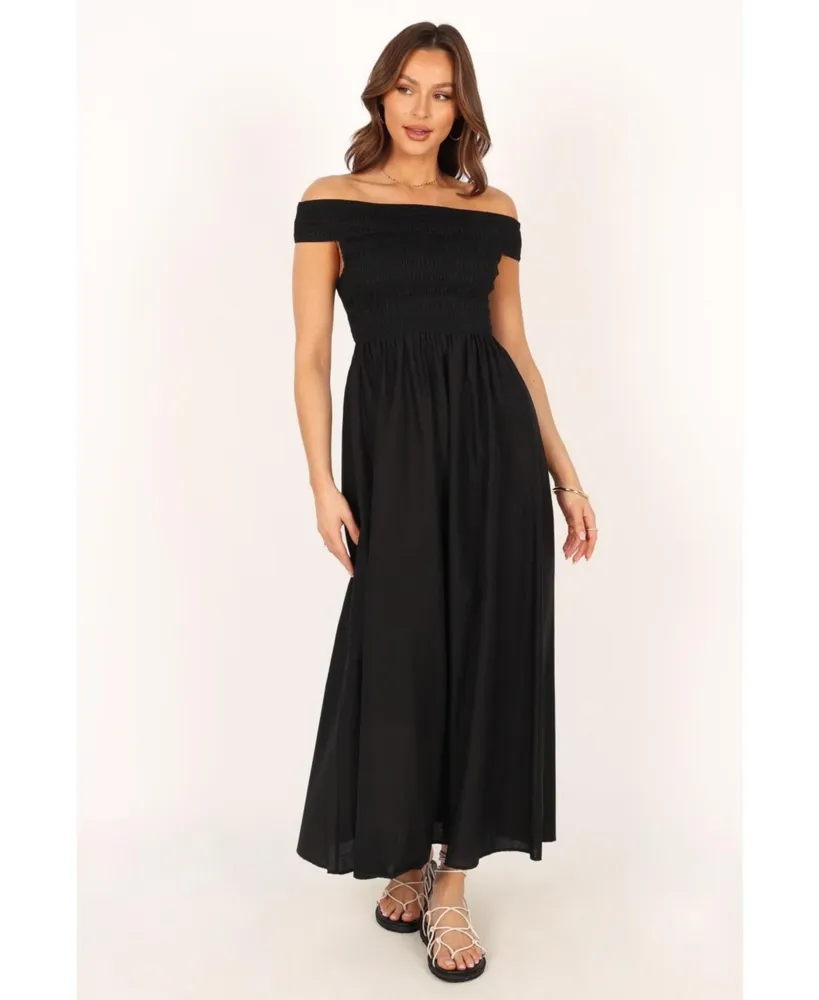 Petal and Pup Tessa Off Shoulder Maxi Dress