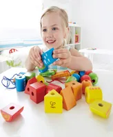 Hape String-Along Shapes Block Stacking Game