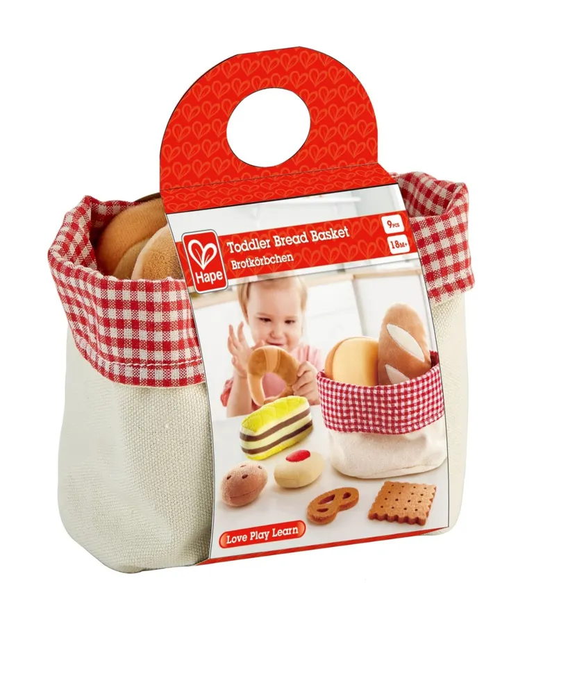 Hape Toddler Bread Basket Kitchen Food Playset