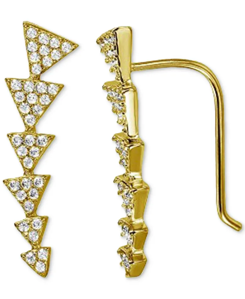 Adornia Arrow Ear Climber Earrings