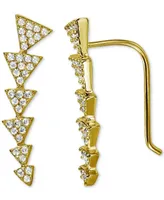 Adornia Arrow Ear Climber Earrings