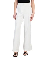 T Tahari Women's High-Rise Wide-Leg Pants