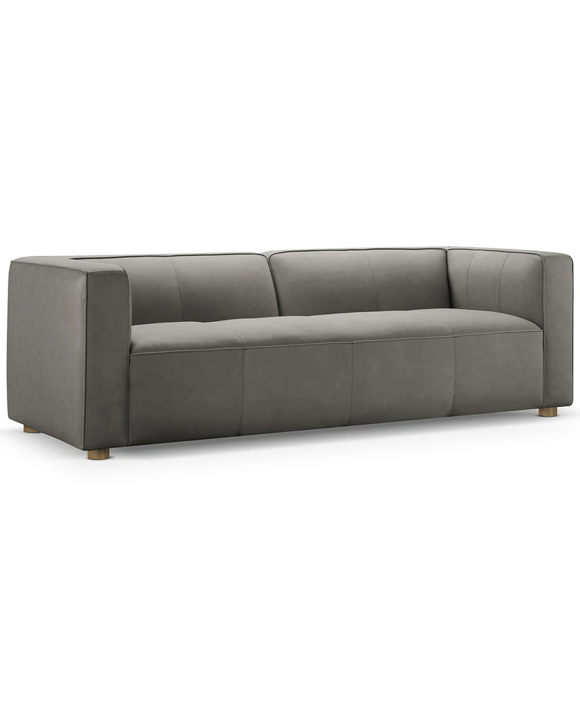 Matteo 94.5" Nubuck Leather Sofa