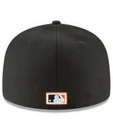 Men's New Era Black Baltimore Orioles Cooperstown Collection Wool 59FIFTY Fitted Hat