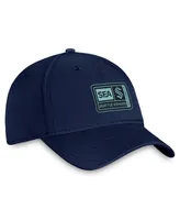 Men's Fanatics Deep Sea Blue Seattle Kraken Authentic Pro Training Camp Flex Hat