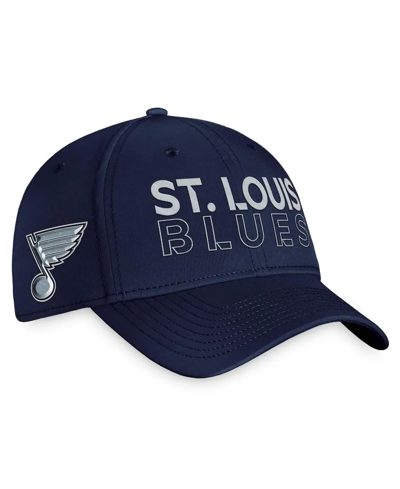 Men's Fanatics Navy St. Louis Blues Authentic Pro Road Flex Hat