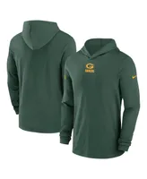 Men's Nike Green Bay Packers Sideline Performance Long Sleeve Hoodie T-shirt