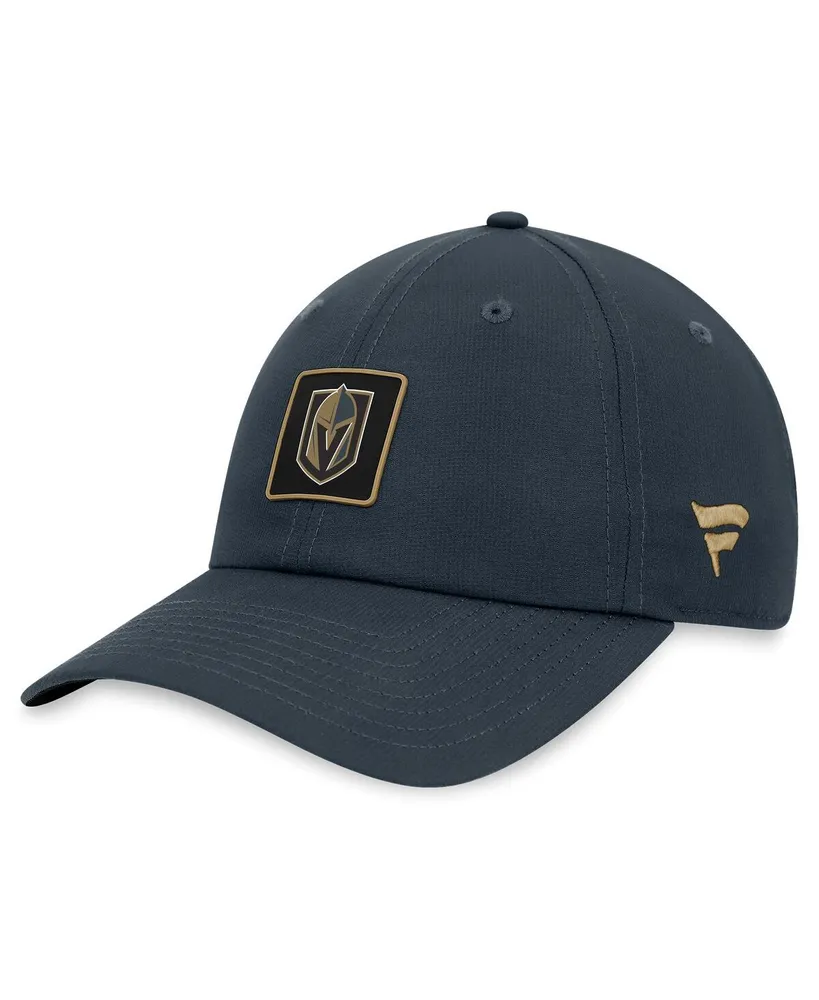 Men's Fanatics Gray Vegas Golden Knights Authentic Pro Rink Adjustable Hat