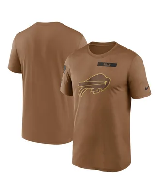 Men's Nike Brown Buffalo Bills 2023 Salute To Service Big and Tall Legend Performance T-shirt