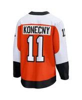 Men's Fanatics Travis Konecny Burnt Orange Philadelphia Flyers Home Premier Breakaway Player Jersey