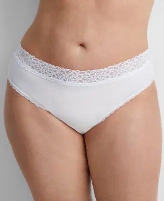 State of Day Women's Cotton Blend Lace-Trim Hipster Underwear, Created for Macy's