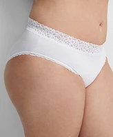 State of Day Women's Cotton Blend Lace-Trim Hipster Underwear, Created for Macy's