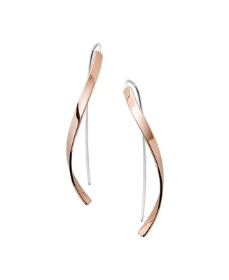 Skagen Women's Kariana Rose Gold Stainless Steel Drop Earring