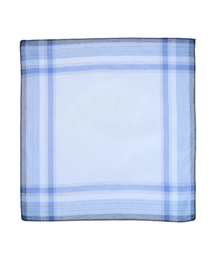 Trafalgar Checked Cotton Handkerchiefs (3 Pack)