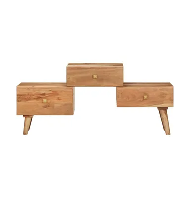 Tv Stand 42.5"x11.8"x19.3" Solid Wood Acacia