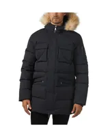 Pajar Men's Hamilton Channel Quilted Fixed Hood Parka