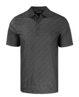 Cutter & Buck Pike Eco Pebble Print Stretch Recycled Mens Polo Shirt