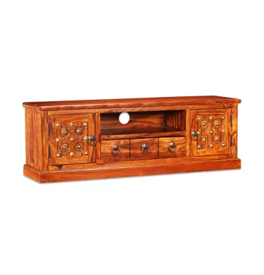 Tv Stand Solid Sheesham Wood 47.2"x11.8"x15.7