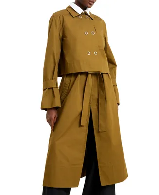 French Connection Women's Fayette Two-in-One Trench Coat