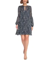 Tommy Hilfiger Women's Floral-Print Shift Dress