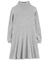 Carter's Big Girls Ribbed Turtleneck Dress