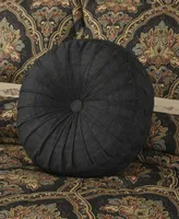 J Queen New York Michalina Tufted Round Decorative Pillow, 15"