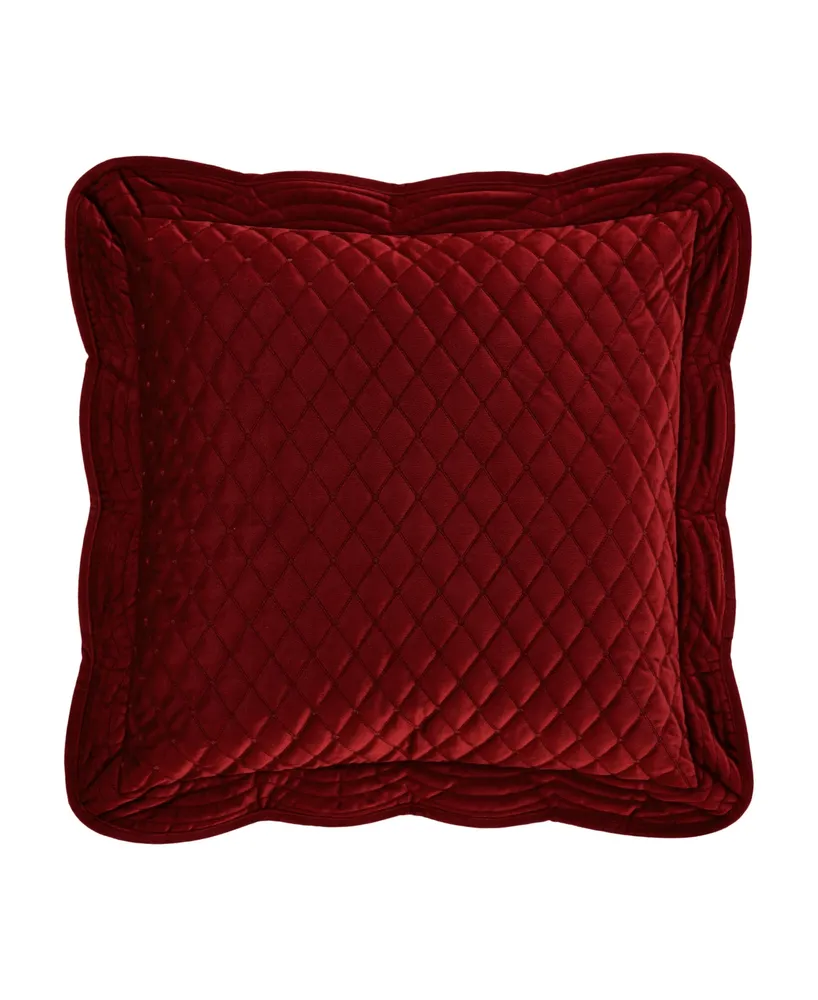 J Queen New York Marissa Square Quilted Decorative Pillow, 18"