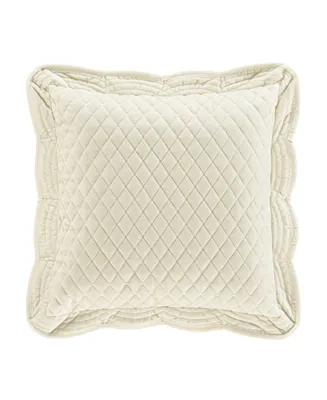 J Queen New York Marissa Square Quilted Decorative Pillow, 18"