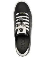 Karl Lagerfeld Paris Cate Karl Box Lace-Up Low-Top Sneakers