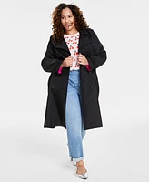 On 34th Plus Classic Trench Coat, Created for Macy's