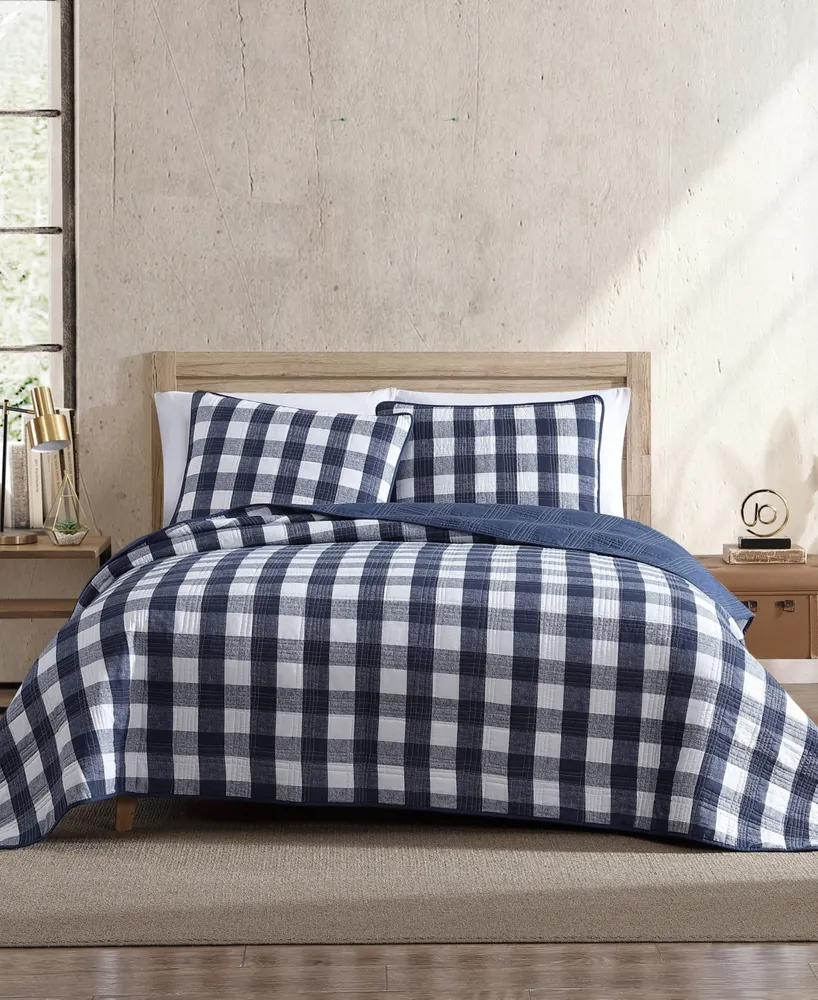 Eddie Bauer Lakehouse Plaid 3-Piece Full/Queen Quilt Set