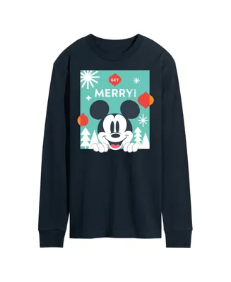 Airwaves Men's Disney Holiday Long Sleeves T-shirt