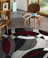 Main Street Rugs Montane 105 6'6" x 6'6" Round Area Rug