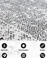 Main Street Rugs County 386 2' x 7' Runner Area Rug