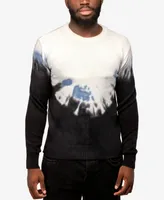 Men's Arrow Tie Dye Crew Neck Sweater