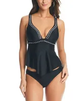 Bar Iii Tell Me About It Studded Tankini Bikini Bottom Created For Macys