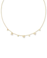 Kendra Scott Haven Heart Crystal Choker Necklace, 16" + 3" extender