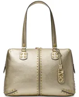 Michael Michael Kors Astor Medium Studded Leather Shoulder Tote