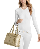 Michael Michael Kors Astor Medium Studded Leather Shoulder Tote